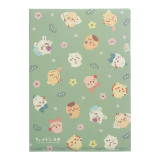 手触りのいいクリアファイル(もぐもぐ総柄)