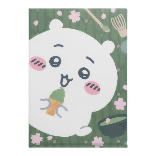 手触りのいいクリアファイル(ちいかわ/抹茶ソフト)