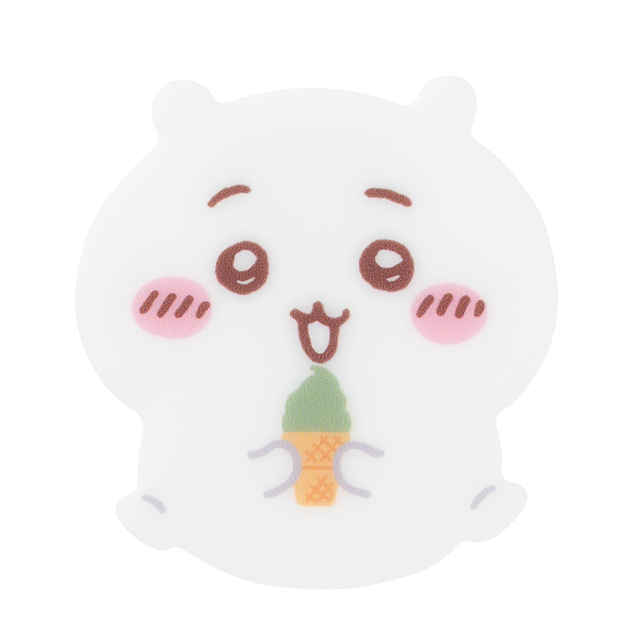 ダイカットアクリルバッジ(ちいかわ/ 抹茶ソフト)