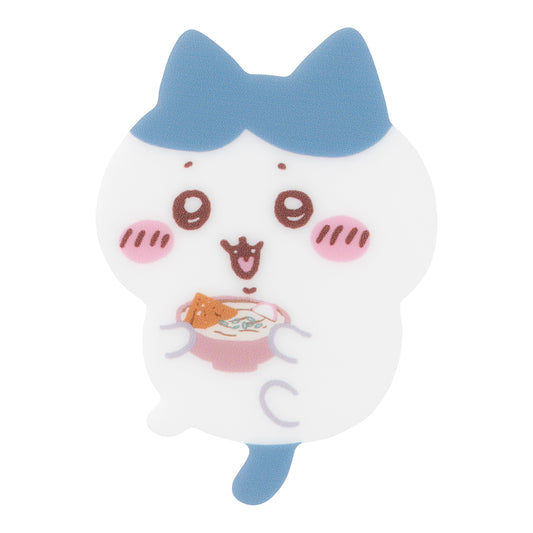 ダイカットアクリルバッジ(ハチワレ /  きつねうどん)