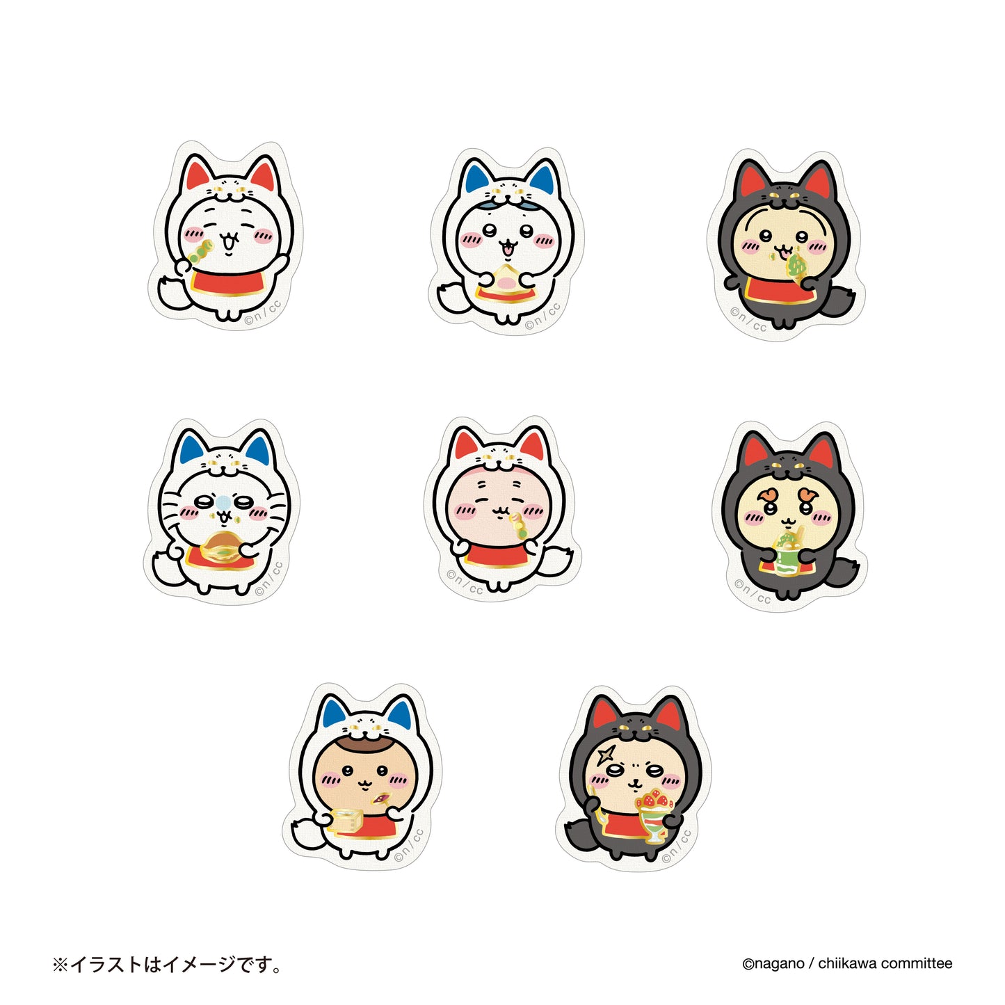 伏見店限定 稲荷なみんなのフレークシール