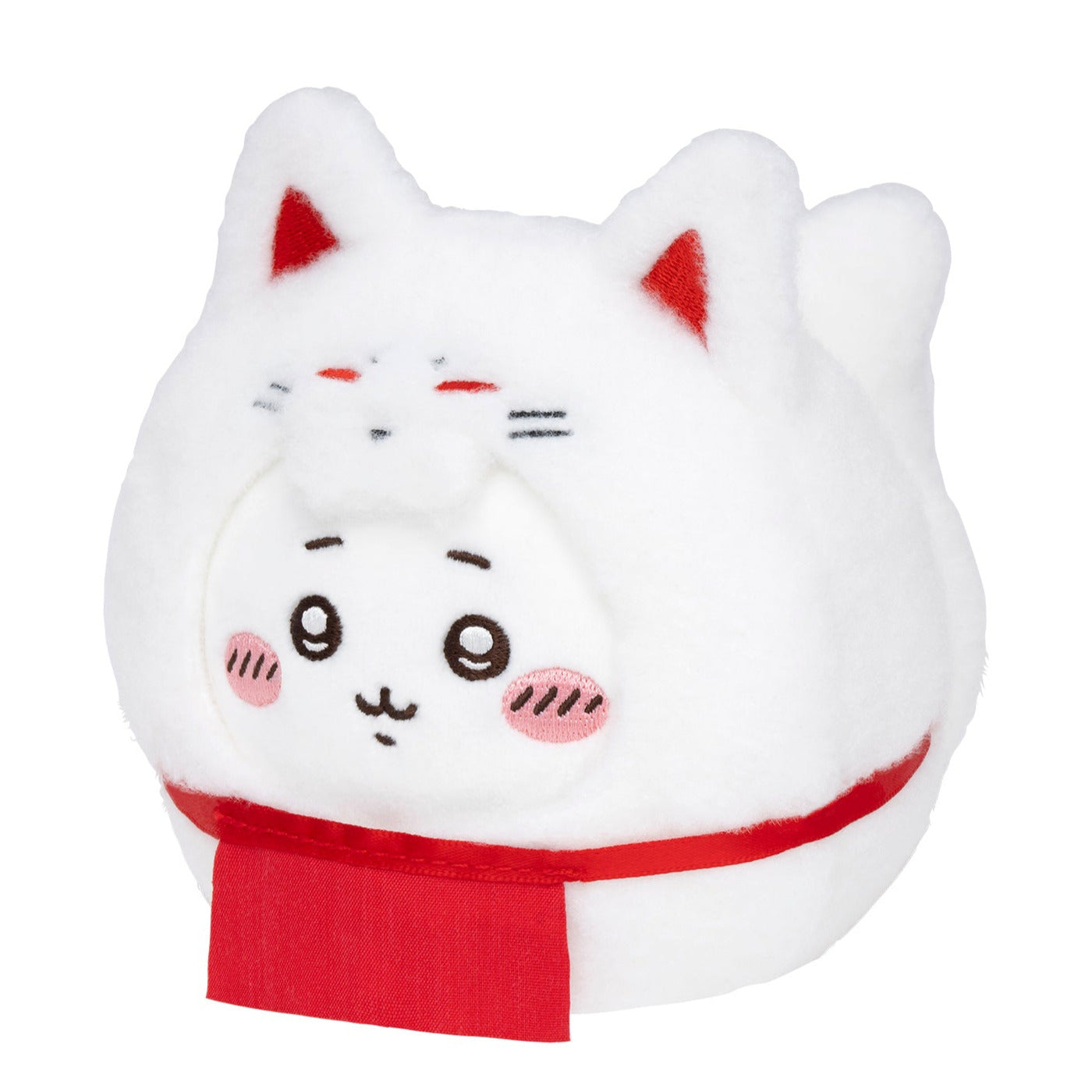 ちいかわもぐもぐ本舗 伏見店限定 稲荷だるまぬいぐるみ ちいかわ 斜め