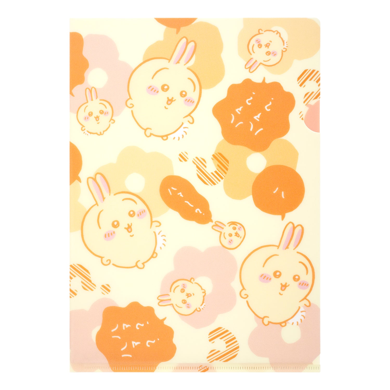 ちいかわもぐもぐ本舗 クリアファイル うさぎ ハァ? 正面