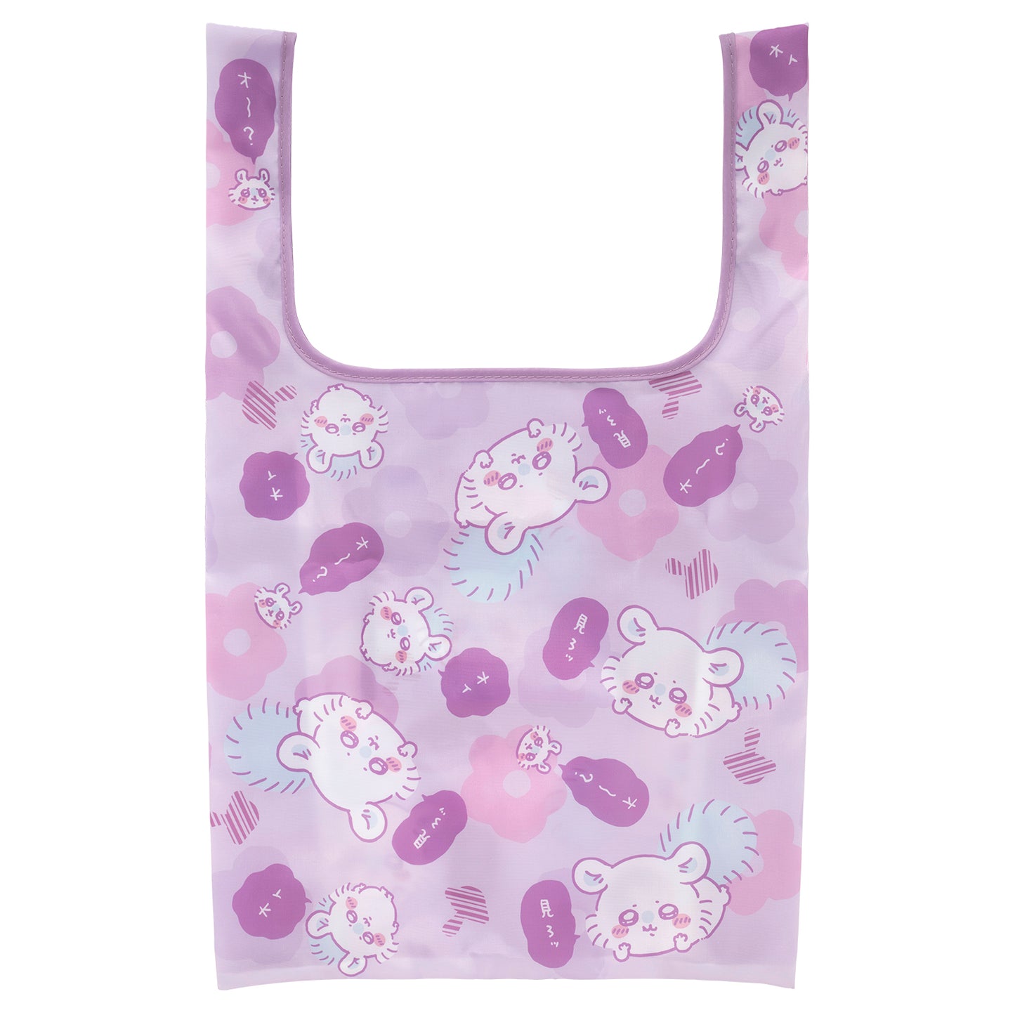 ちいかわもぐもぐ本舗 ポケッタブルエコバッグ モモンガ 背面