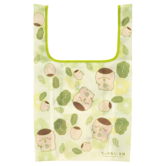 ちいかわもぐもぐ本舗 ポケッタブルエコバッグ くりまんじゅう 正面
