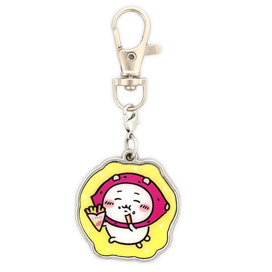 ちいかわもぐもぐ本舗 川越店限定 メタルチャーム キーホルダー さつまいも ちいかわ