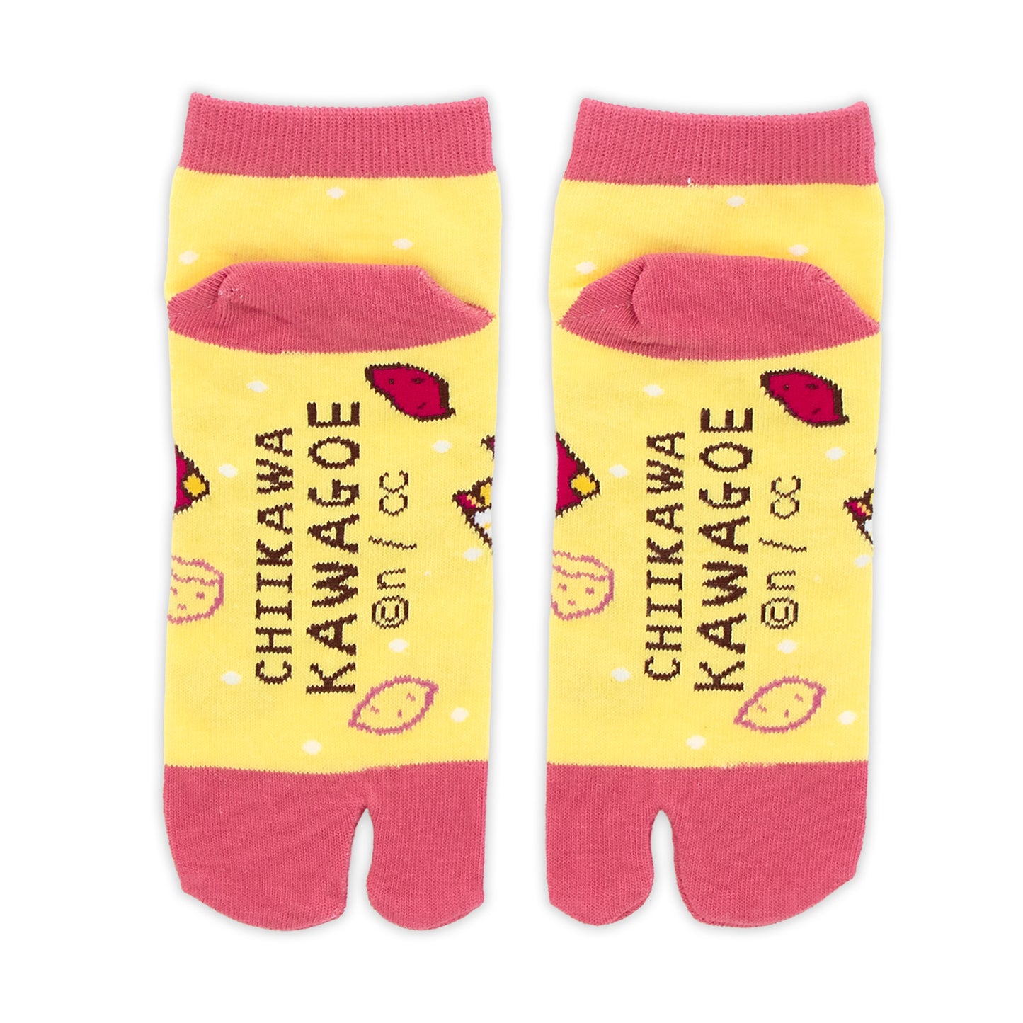 ちいかわもぐもぐ本舗 川越店限定 足袋ソックス さつまいも ちいかわ 背面