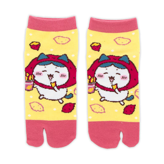 ちいかわもぐもぐ本舗 川越店限定 足袋ソックス さつまいも ハチワレ 正面