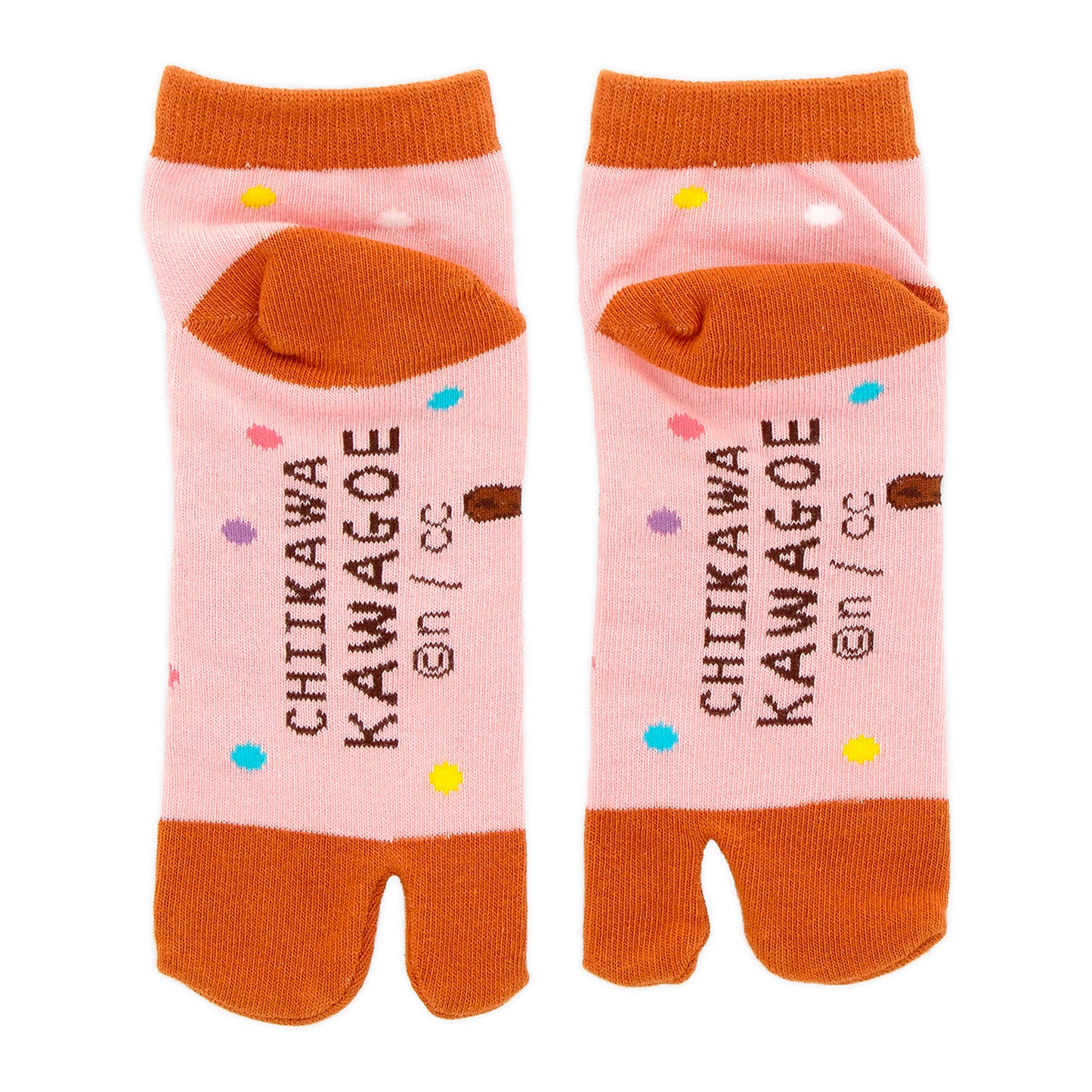 ちいかわもぐもぐ本舗 川越店限定 足袋ソックス お菓子 うさぎ 背面