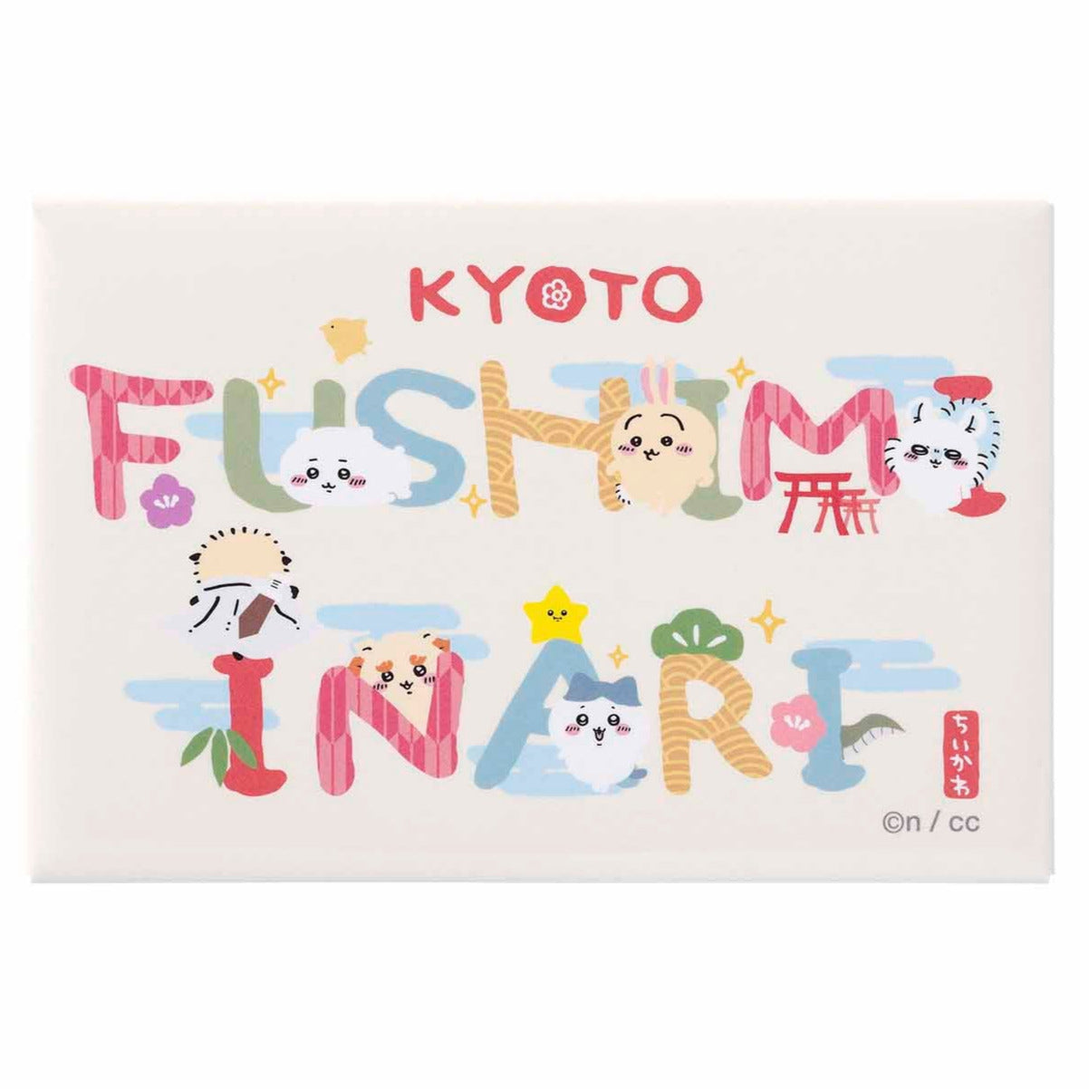 伏見店限定 スクエアマグネット(FUSHIMIINARI)