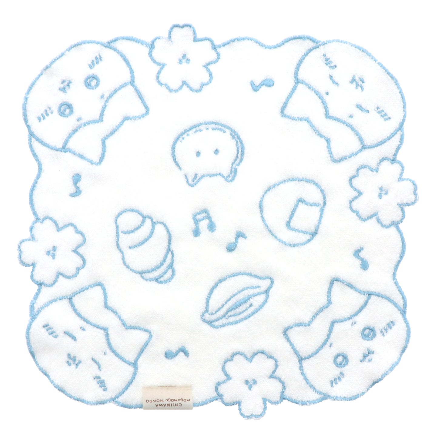 ちいかわもぐもぐ本舗 やわらか竹タオル ハチワレ