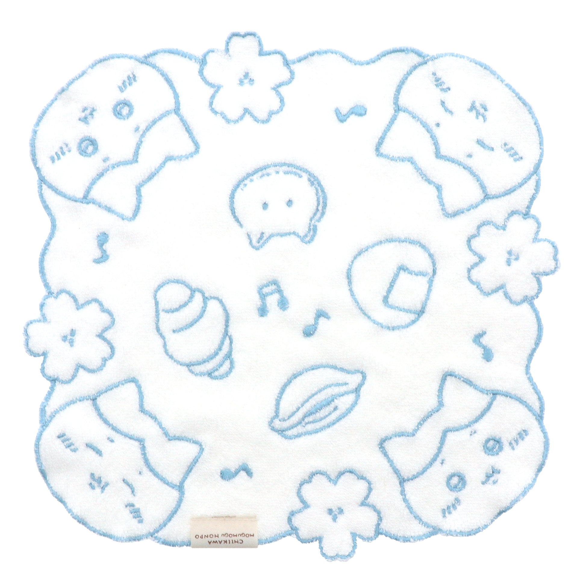 ちいかわもぐもぐ本舗 やわらか竹タオル ハチワレ