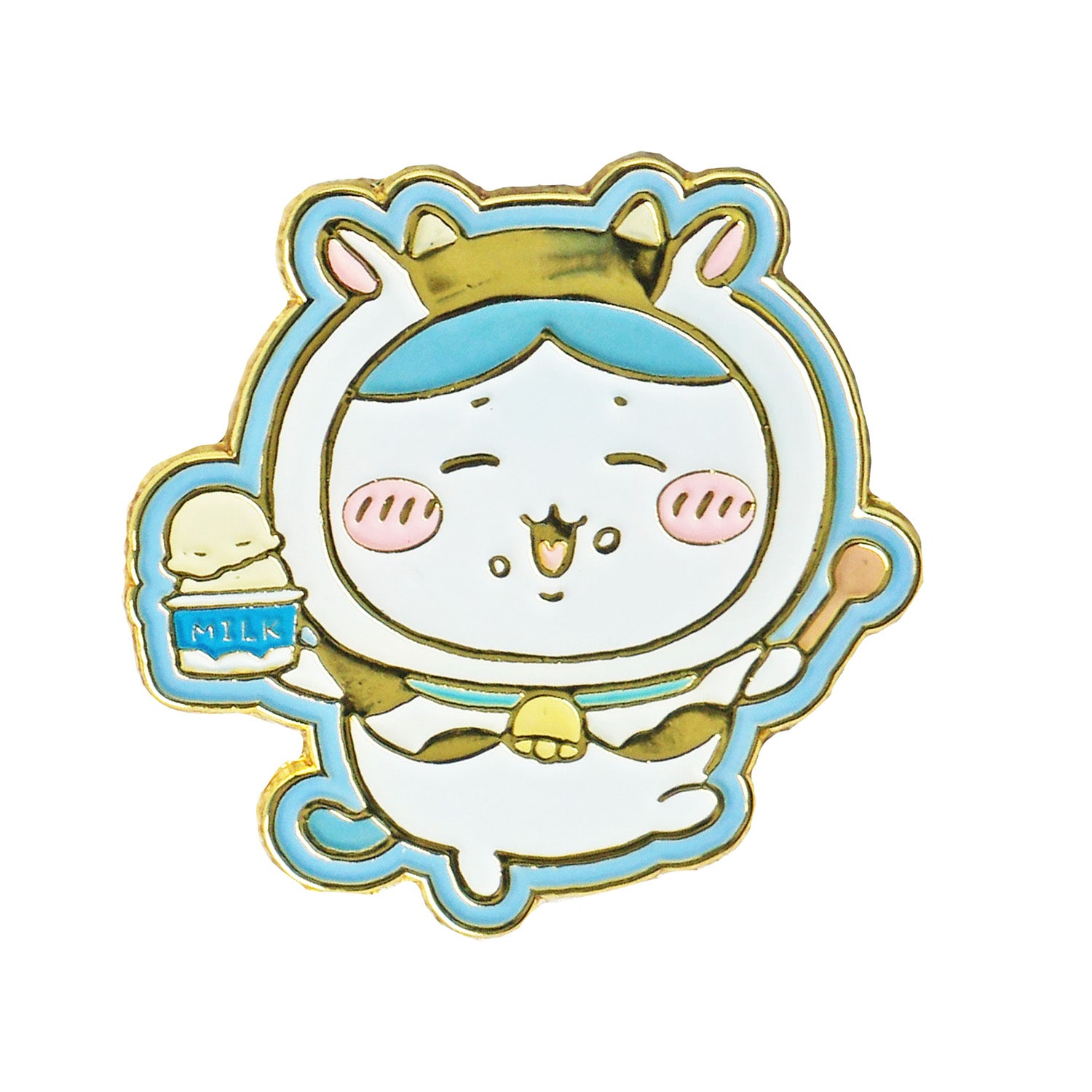 公式】ちいかわもぐもぐ本舗 小樽店限定 コレクション ピンバッジ 牛