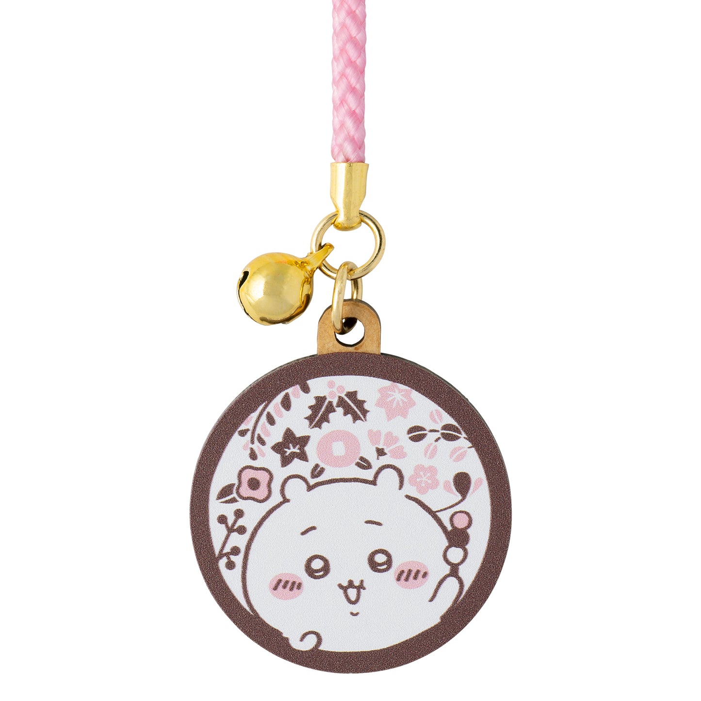 ちいかわ もぐもぐ本舗 鈴付きキーホルダー （ロゴ）