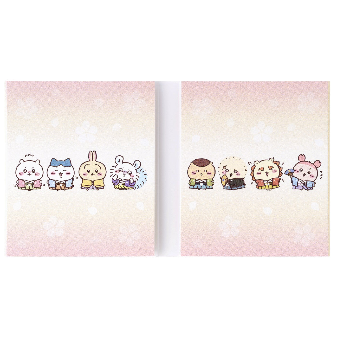 ちいかわ もぐもぐ本舗 和装なみんなのパタパタメモ