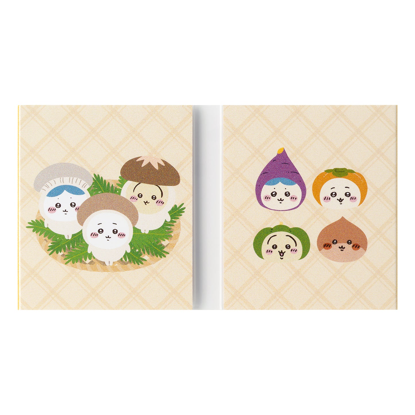 ちいかわもぐもぐ本舗 おいしい季節のパタパタメモ