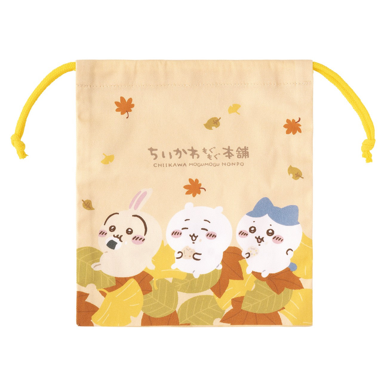 ちいかわもぐもぐ本舗 おいしい季節のほどよいサイズの巾着