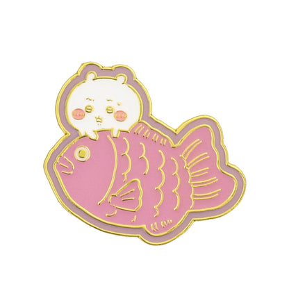 【公式】ちいかわもぐもぐ本舗 川越店限定 コレクション ピンバッジ鯛だらけなちいかわ