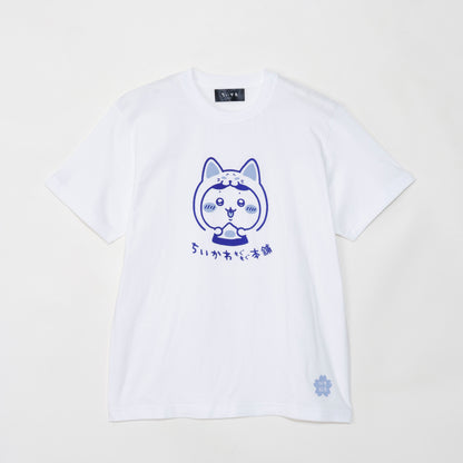 Tシャツ 伏見稲荷な ハチワレ ホワイト L