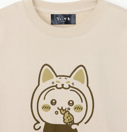 Tシャツ 伏見稲荷な うさぎ サンドベージュ L