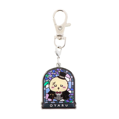 小樽店限定 メタルチャーム キーホルダー レトロ ラッコ