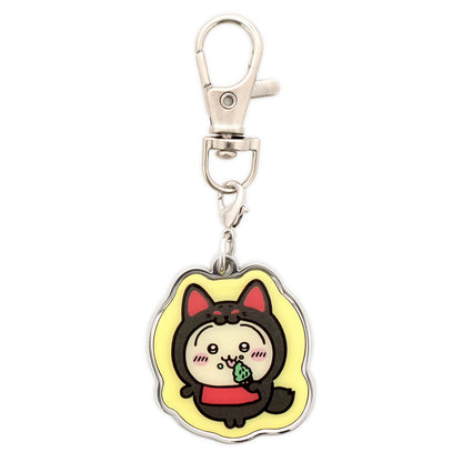 伏見店限定 メタルチャーム キーホルダー きつね うさぎ