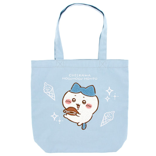 さがら刺繡トートバッグ ハチワレ