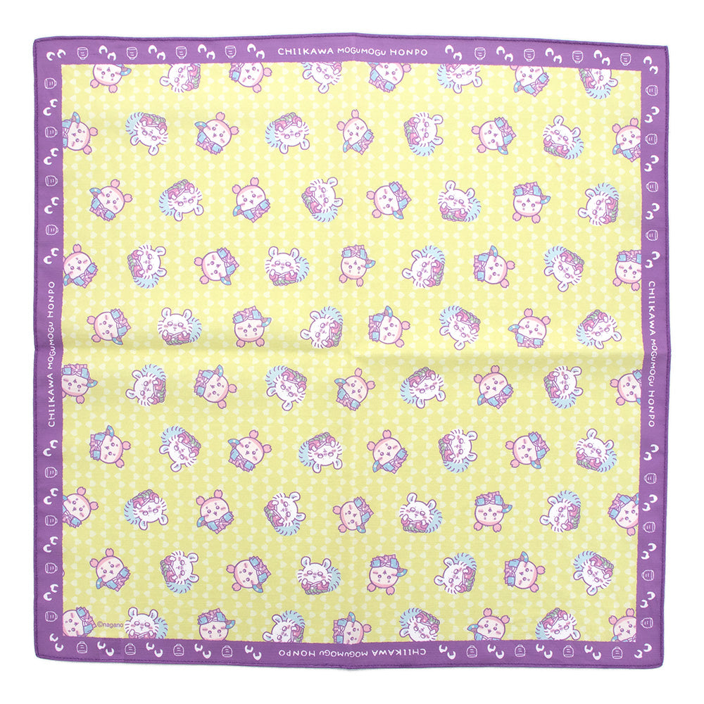 ちいかわ もぐもぐ本舗 小風呂敷 和装なモモンガと古本屋