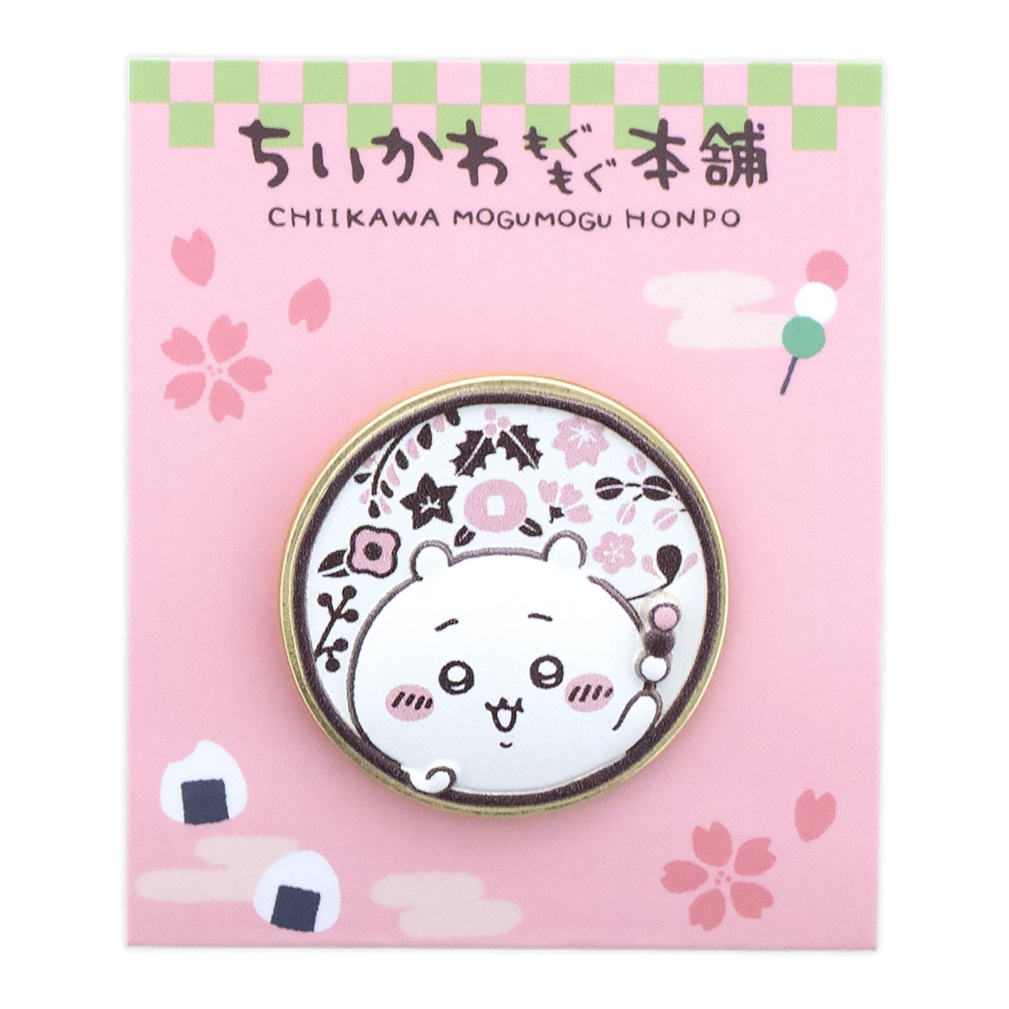 ちいかわ もぐもぐ本舗 ピンバッジ（ロゴ）