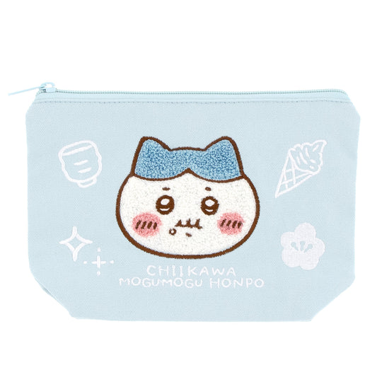 さがら刺繡ポーチ ハチワレ