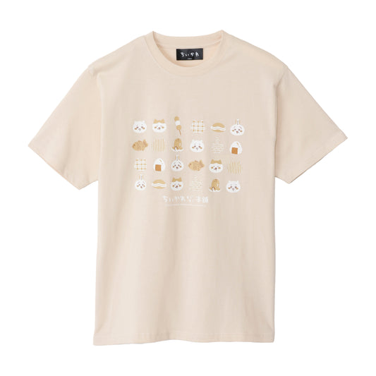 Ｔシャツ 和柄文様サンドベージュ Ｍ