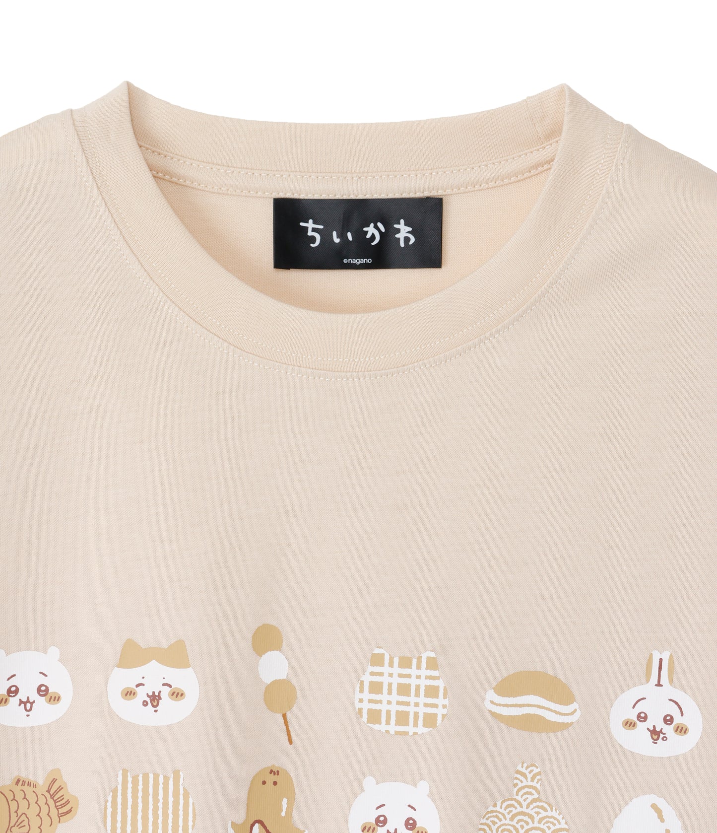 Ｔシャツ 和柄文様サンドベージュ XＬ