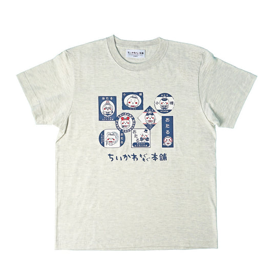 【公式】ちいかわもぐもぐ本舗 小樽店限定 Tシャツ レトロ オートミール