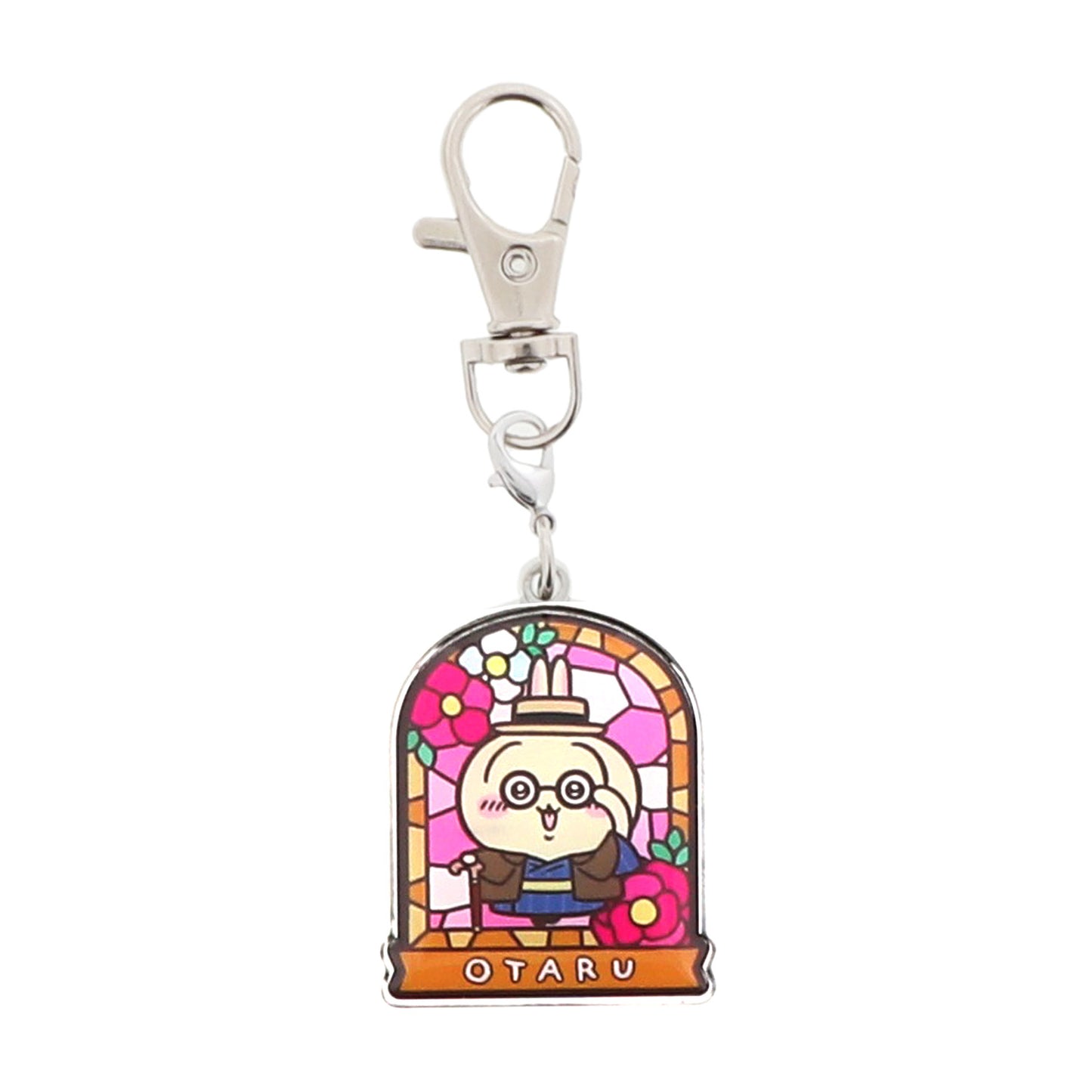 小樽店限定 メタルチャーム キーホルダー レトロ うさぎ