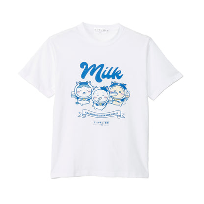【公式】ちいかわもぐもぐ本舗 小樽 Tシャツ ミルク ホワイト