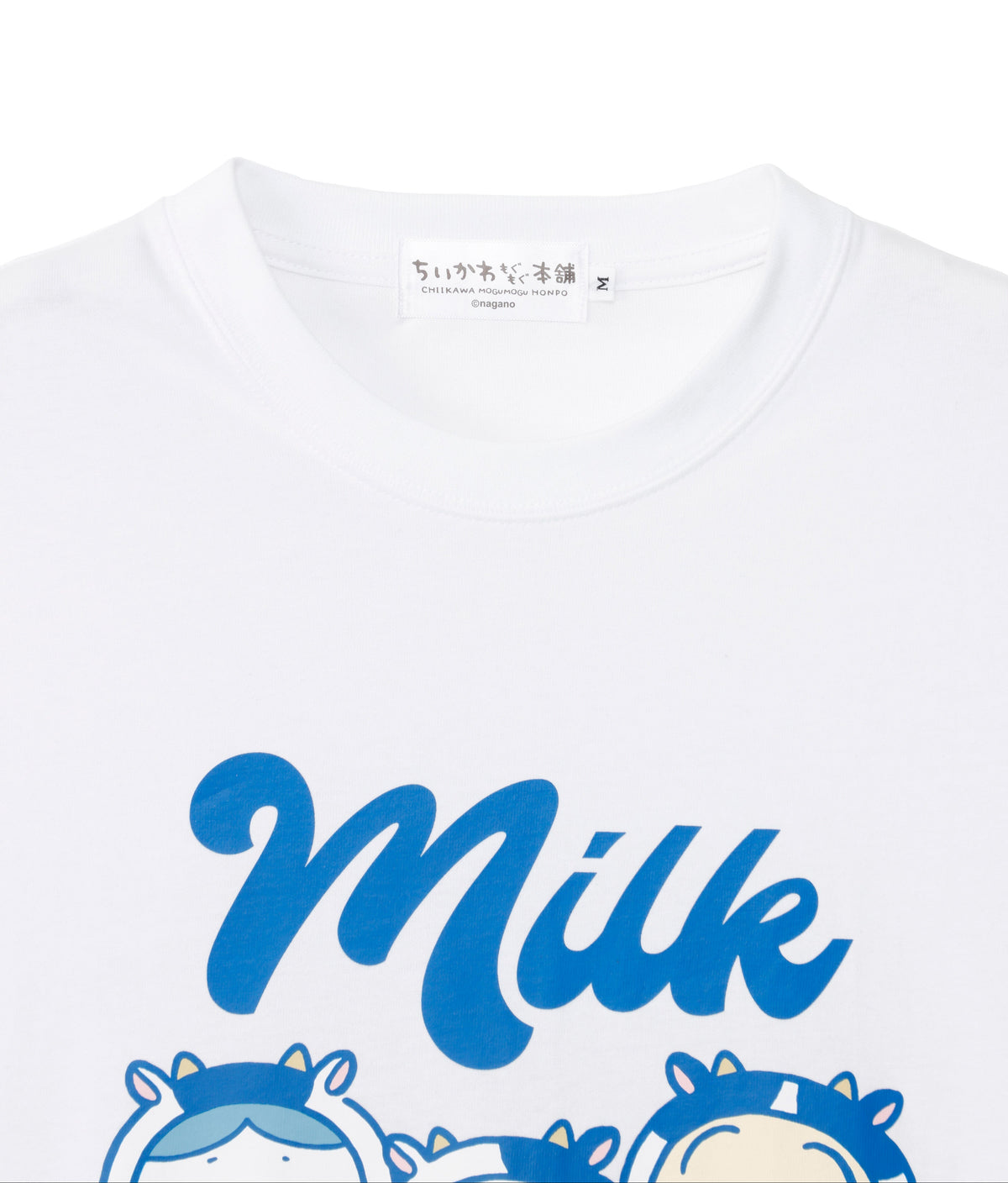 【公式】ちいかわもぐもぐ本舗 小樽 Tシャツ ミルク ホワイト